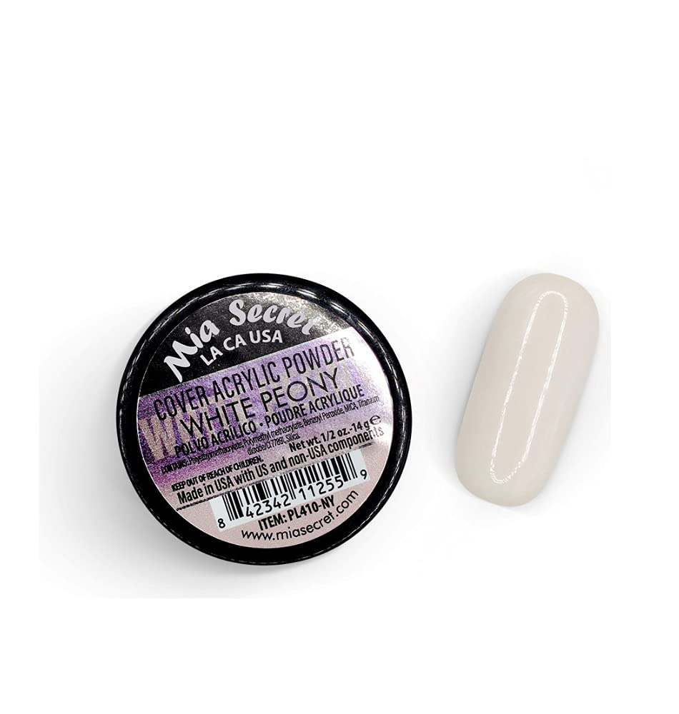 Cover White Peony Acrylic Powder Mia Secret (1/2 oz)