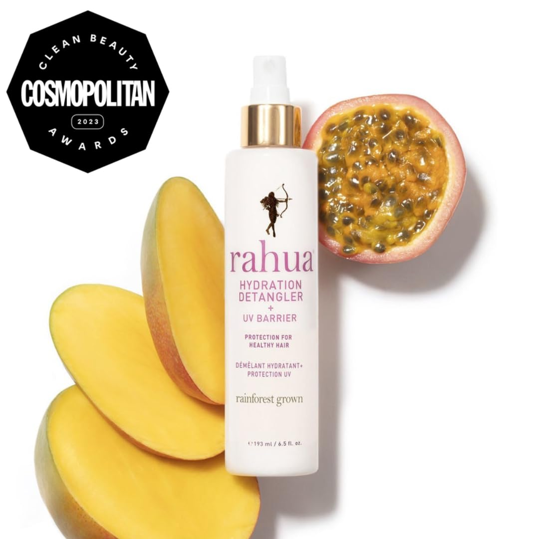 Rahua Hydration Detangler Spray + UV Barrier, Vegan Leave In Hair Spray, Conditioner for Added Shine, Damage Protection, Humidity & Frizz Control Beauty & Personal Care Rahua