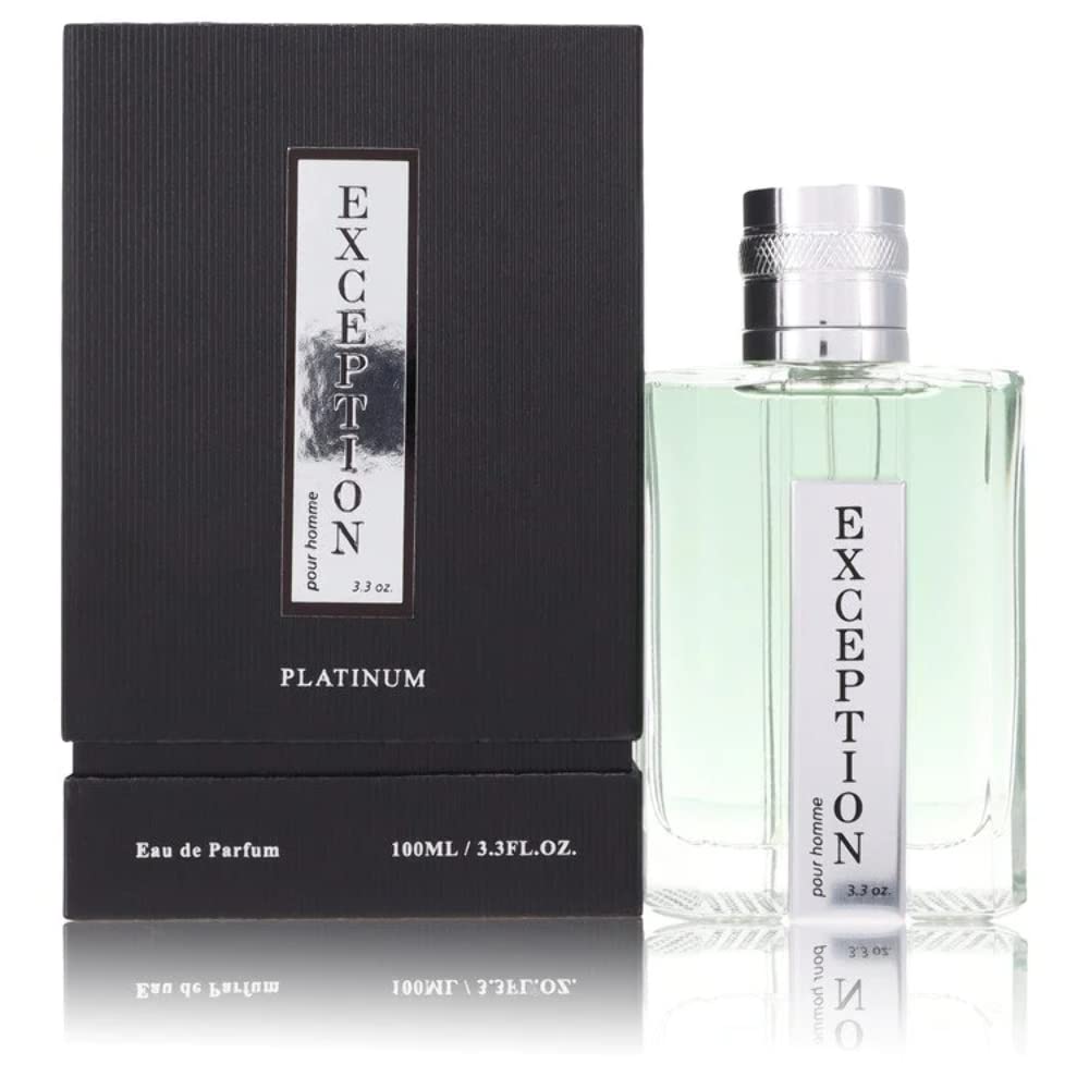 Exception Platinum by YZY Perfume Eau De Parfum Spray 3.4 oz Men Beauty & Personal Care YZY Perfume