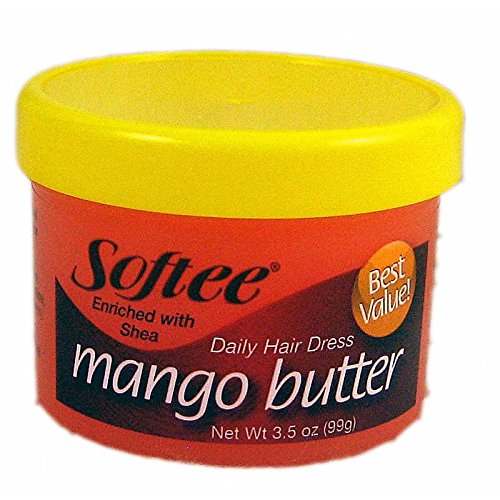 Softee Mango Butter Daily Hair Dress, Enriched with Shea, Net Wt. 3.5 Oz Beauty & Personal Care Softee