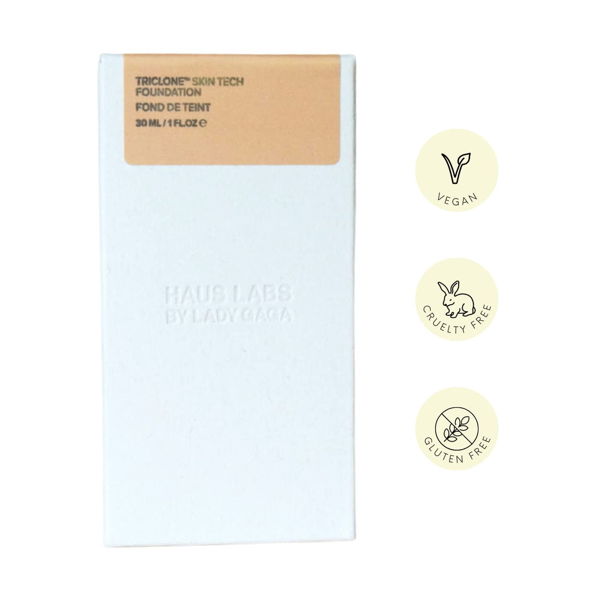 HAUS LABS BY LADY GAGA Triclone Skin Tech Medium Coverage Foundation with Fermented Arnica 110 Light Neutral Beauty & Personal Care Haus Laboratories