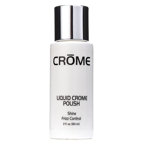 Crome Hair Serum - Liquid Crome Serum for Taming and Styling Frizzy Hair - Oil-Free, Alcohol-Free Moisturizer with Heat and Humidity Protection Beauty & Personal Care Crome