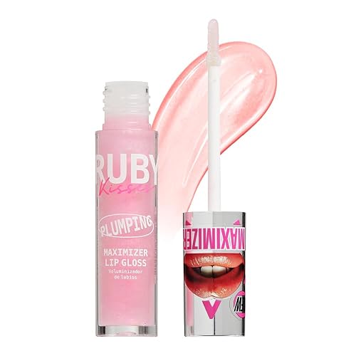 Ruby Kisses Hyaluronic Lip Gloss, High-Shine Volumizing Plumping Hydrating Beauty & Personal Care Ruby Kisses