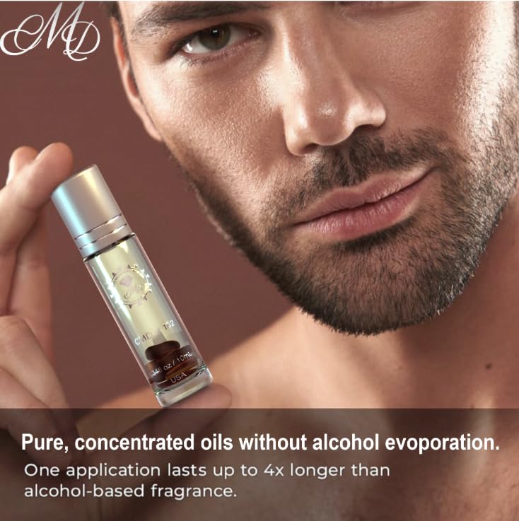 CMD Luxury Dubai Fragrance Perfume Oil Pheromones Infused, Roll On, Oud Ispahan Inspired, Natural Tigers Eye Crystal Rollerball, EDP Body Oil Roller Beauty & Personal Care CERTIFIED MOISSANITE DIAMONDS CMD AUTHENTIC AND EXQUISITE JEWELRY