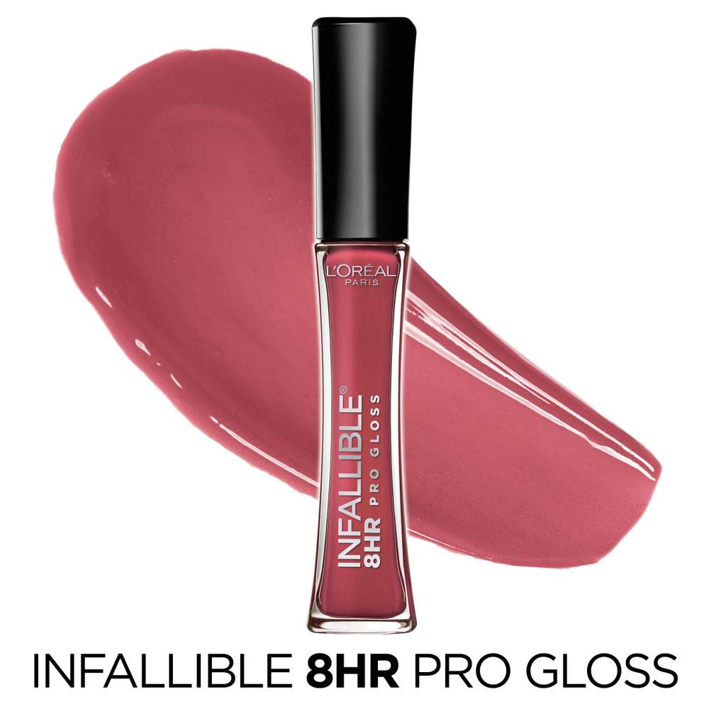 L'Oréal Paris Makeup Infallible 8 Hour Hydrating Lip Gloss, Bloom, 0.21 Fl Oz Beauty & Personal Care L'Oreal Paris