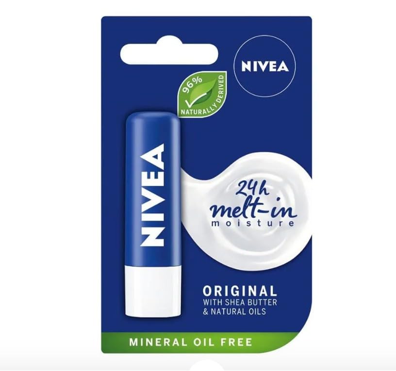 Nivea Lip Care, Moisture Lip Balm, 0.17 oz (Pack of 6) Beauty and Personal Care NIVEA