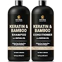 INFINA ESSENTIALS Rice Water Shampoo and Conditioner Set | 16 fl oz Each | with Batana Oil & Ginseng | Rice Shampoo for Repairing Damaged Hair | Beauty & Personal Care INFINA ESSENTIALS