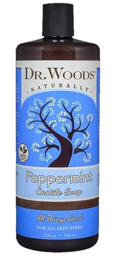 Peppermint Castile Soap, 32 Oz by Dr.Woods Products (Pack of 5)5 Beauty & Personal Care Dr. Woods