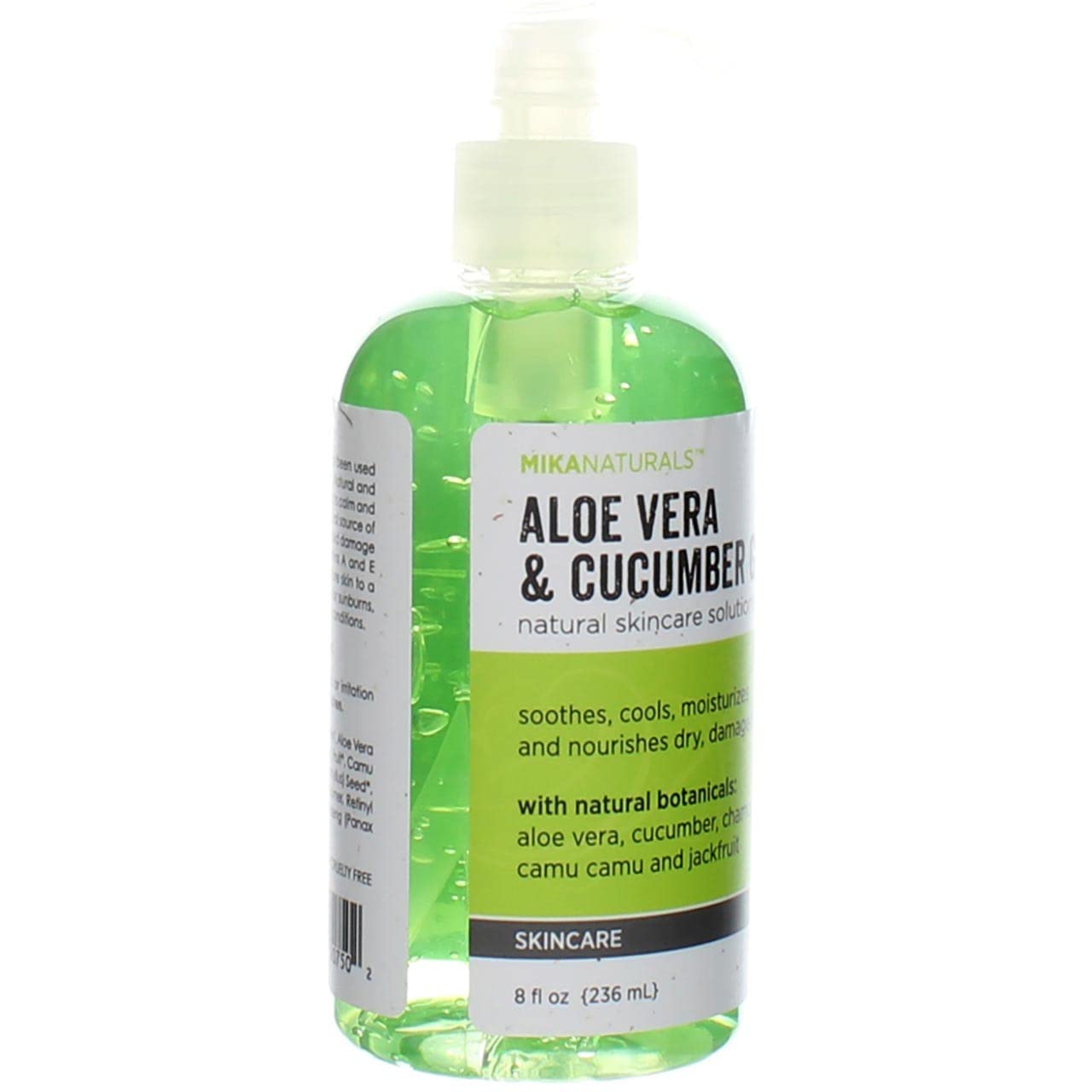 MIKA NATURALS Aloe Vera & Cucumber Gel (8 oz.) Beauty & Personal Care MIKA NATURALS