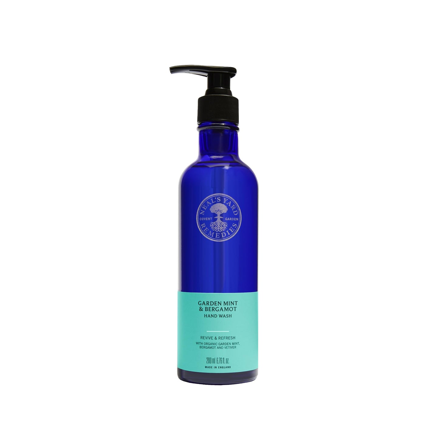 Neal's Yard Remedies Garden Mint & Bergamot Hand Wash | Refreshing Hand Soap | Certified Organic Hand Soap | 6.76 fl. oz. Beauty & Personal Care Neal's Yard Remedies
