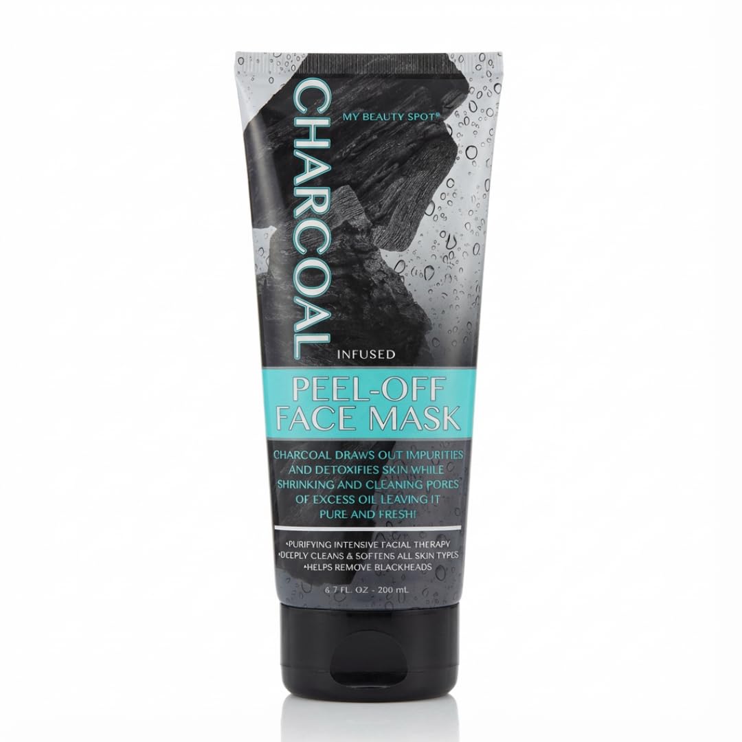 My Beauty Spot Charcoal Face Mask Peel-Off Face Mask Skin Care Black Head Remover for Face Infused with Charcoal 6.7oz Beauty & Personal Care My Beauty Spot