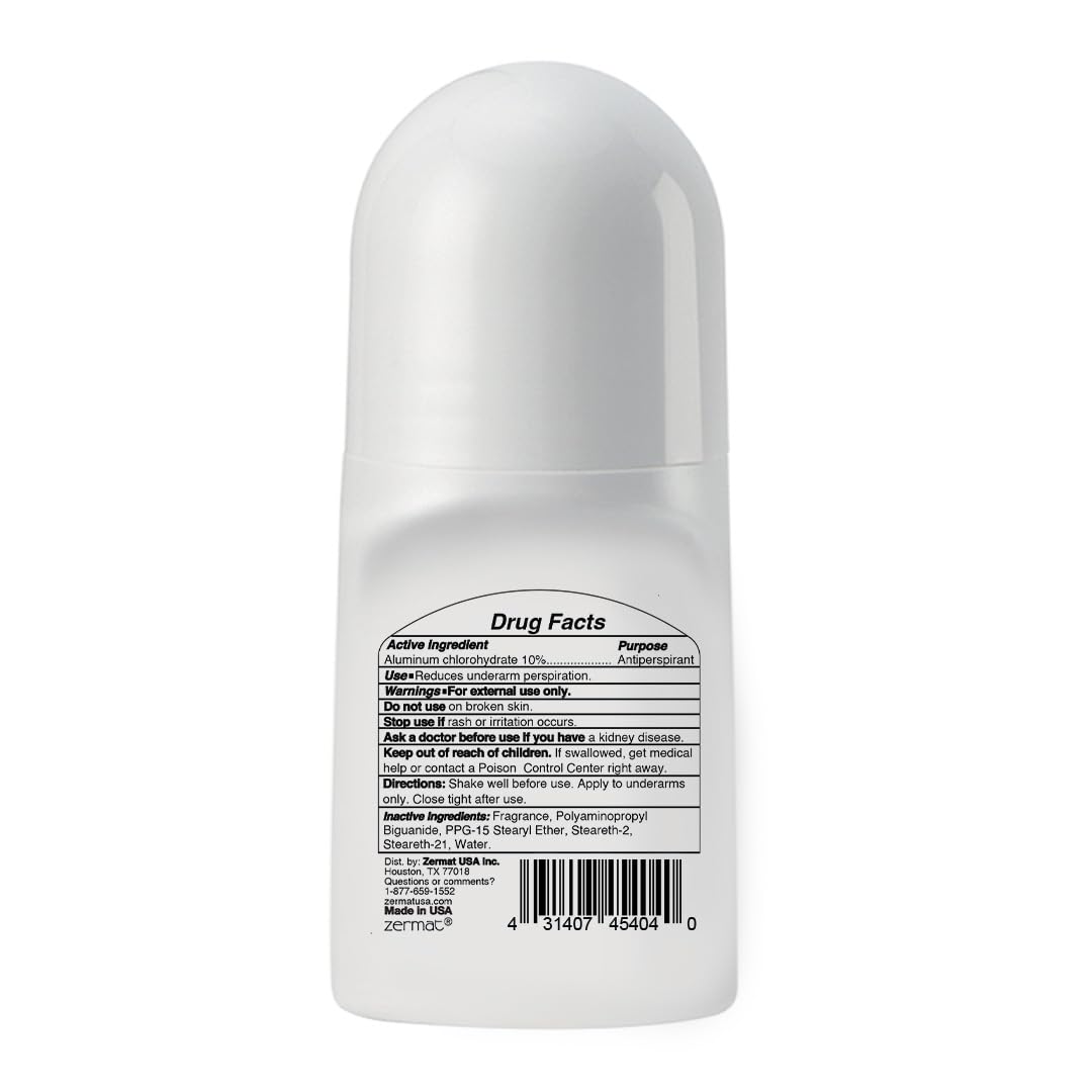Zermat Petals, Roll-On Deodorant, 24 h Antiperspirant, 2.5 Oz. Beauty and Personal Care Zermat