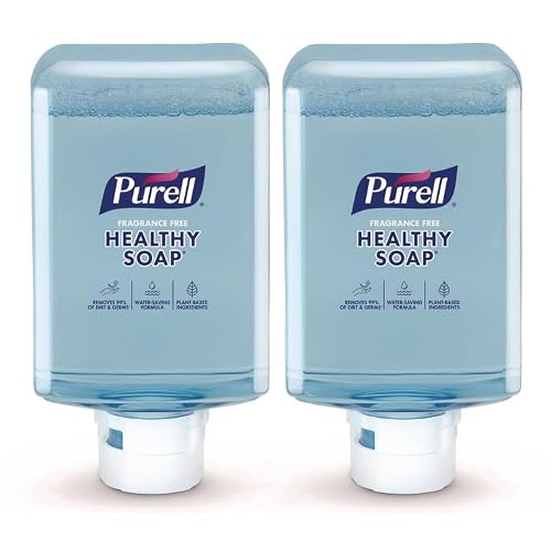 Healthy SOAP with Clean Release Technology Refill for ES10 Dispensers Fragrance-Free 1200 mL 2/Carton Beauty & Personal Care Purell