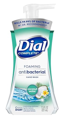 Dial Foaming Hand Wash 7.5 Ounce Anti-Bacterial Coconut Water (Pack of 6) Beauty & Personal Care Dial