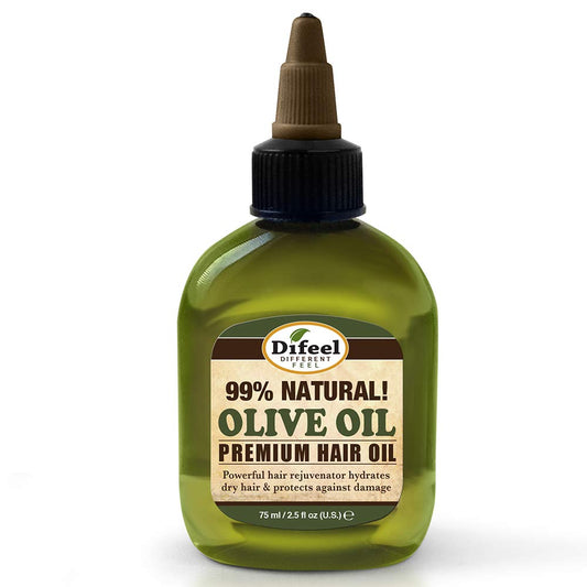 Difeel Premium Natural Hair Oil - Olive Oil 2.5 ounce Beauty & Personal Care Difeel