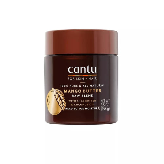 Cantu Skin Therapy Hydrating Raw Blends Body Butter Mango Butter Shea Butter and Coconut Oil, 5.5 Ounce Beauty & Personal Care Cantu