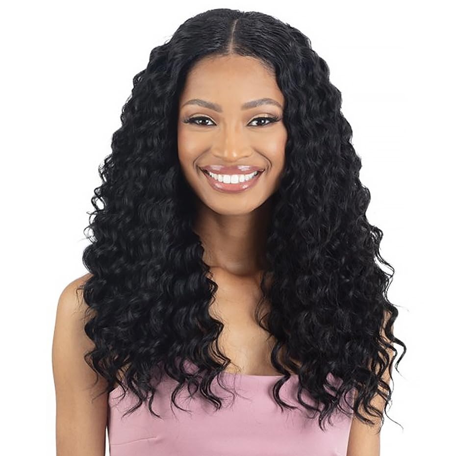 Organique Mastermix Synthetic Hair U Part Wig - Exotic Deep (1 Jet Black)