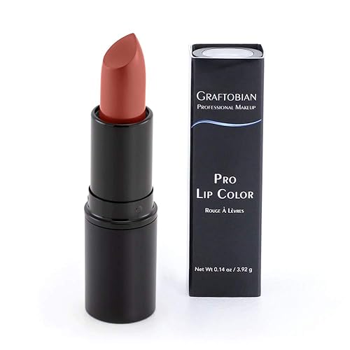 Graftobian Professional Color Lipstick - Ultra Long-Wearing, Comfortable Texture, Full Range of HD Shades, For All Skin Tones and Undertones, Velvety Beauty & Personal Care Graftobian