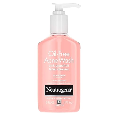 Neutrogena Oil-Free Acne Wash Face Cleanser, Pink Grapefruit 6 oz (5 Pack) Beauty & Personal Care Neutrogena
