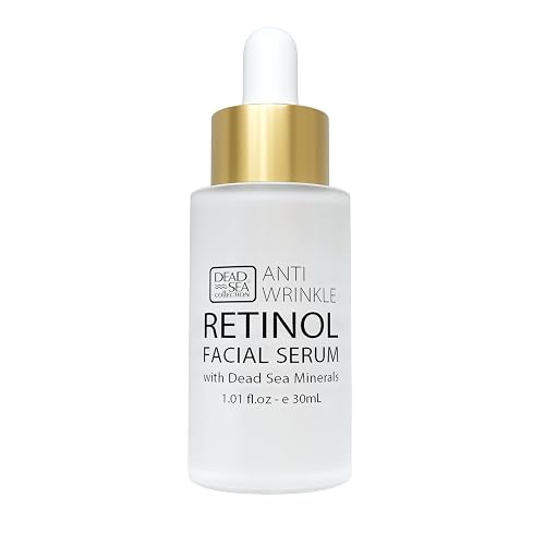 Dead Sea Collection Serum for Face with 2.5% Retinol, Dead Sea Minerals, and Vitamin E - Anti Aging Nourishing Skin Care Moisturizer to Reduce Beauty & Personal Care Dead Sea Collection