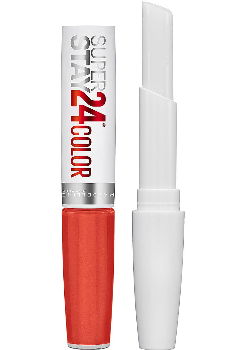 Maybelline New York Superstay 24, 2-step Lipcolor, Non-Stop Orange Beauty & Personal Care MAYBELLINE