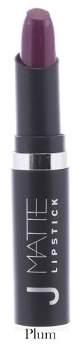J MATTE Lipstick Ultra Matte Super Rich Smooth Hydrating Treatment Long Lasting Waterproof 36 Colors to choose from (Plum) Beauty & Personal Care J