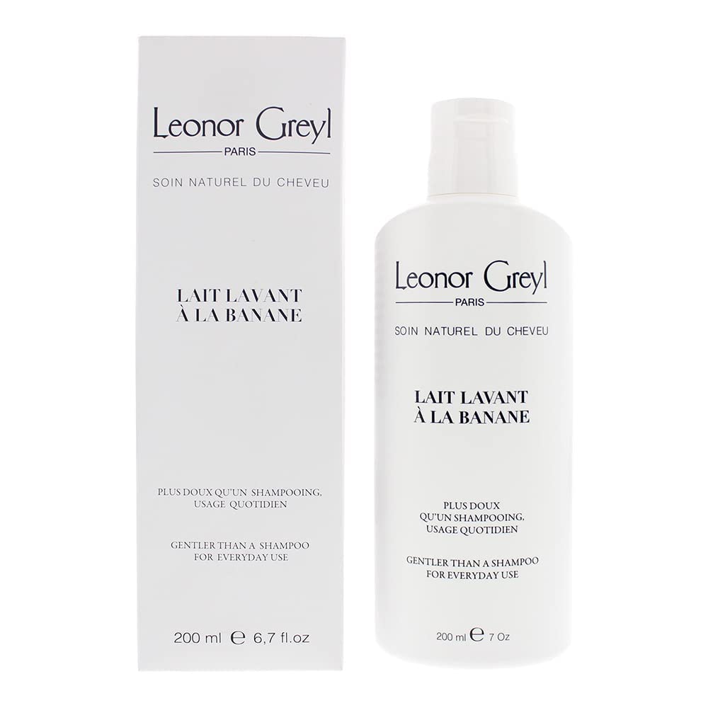 Leonor Greyl Paris - Lait Lavant a La Banane - Gentle Shampoo For Daily Use - Natural Purifying Hair Care Shampoo for Fine, Limp Hair (6.7 oz) Beauty & Personal Care Leonor Greyl