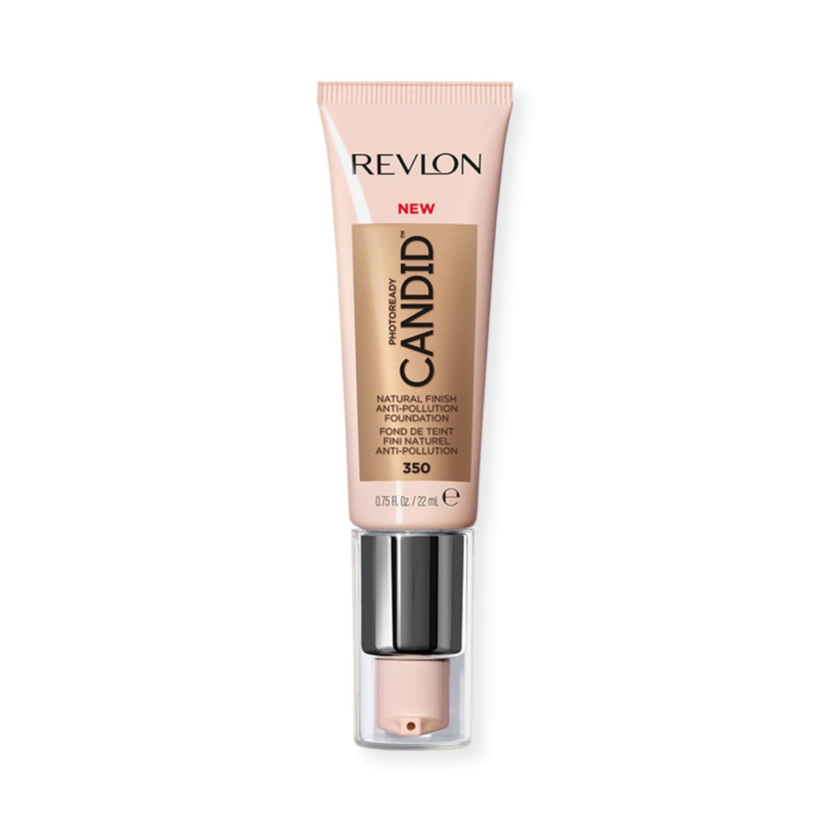 Revlon PhotoReady Candid Natural Finish Foundation, with Anti-Pollution, Antioxidant, Anti-Blue Light Ingredients, 350 Natural Tan, 0.75 fl. oz. Beauty & Personal Care REVLON
