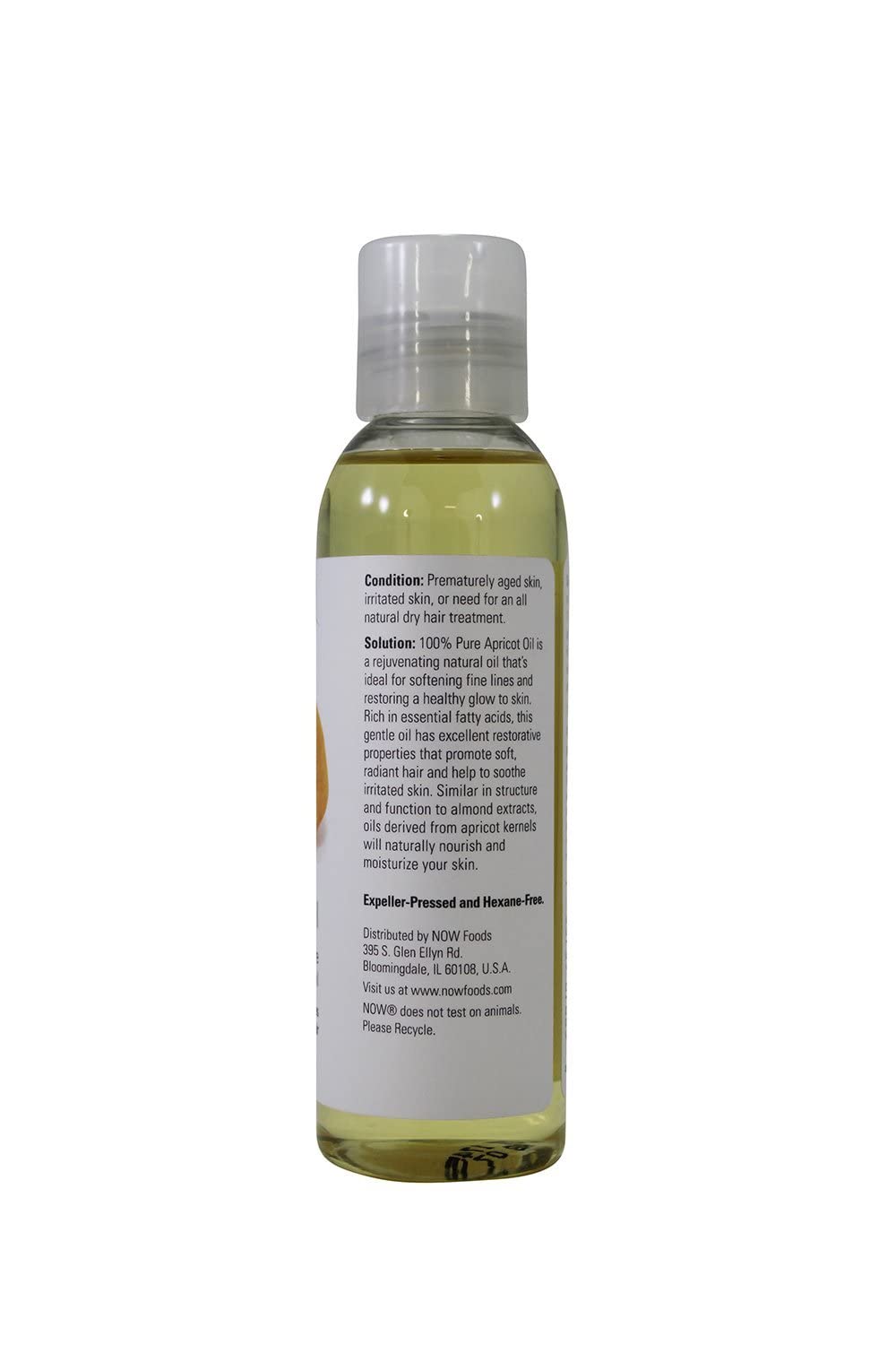 NOW Apricot Kernel Oil, 4-Ounce (Pack Of 2) Beauty & Personal Care NOW Foods