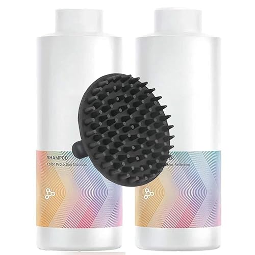 Color Motion Shampoo & Conditioner 1 Liter Duo Set + M Hair Designs Scalp Brush - Color Protection & Hair Strengthening Bundle Beauty & Personal Care M Hair Designs