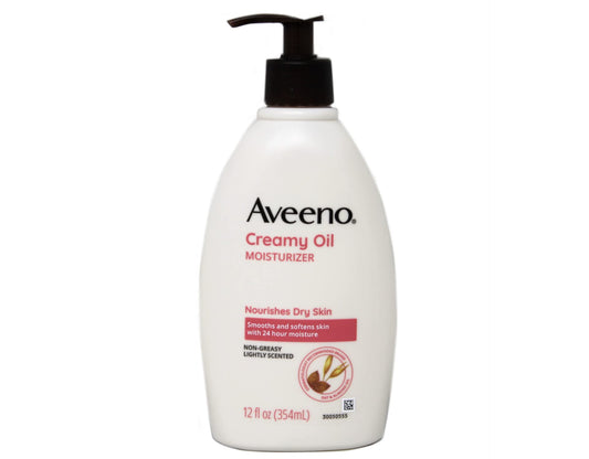 Aveeno Creamy Oil R Size 12oz Aveeno Creamy Moisturizing Oil Beauty & Personal Care Aveeno
