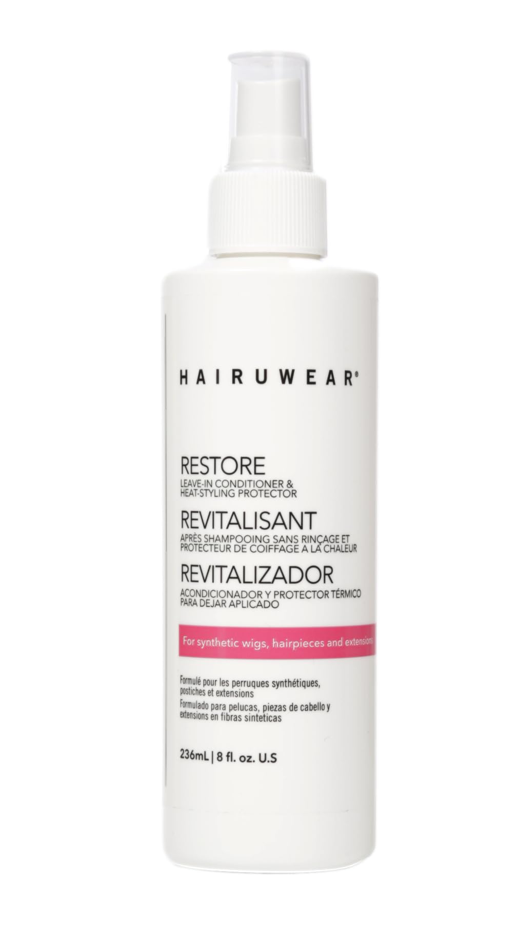 Hairuwear Restore Leave in Conditioner For Synthetic Wigs and Extensions, 8 Fl. Oz Beauty & Personal Care Hair u wear
