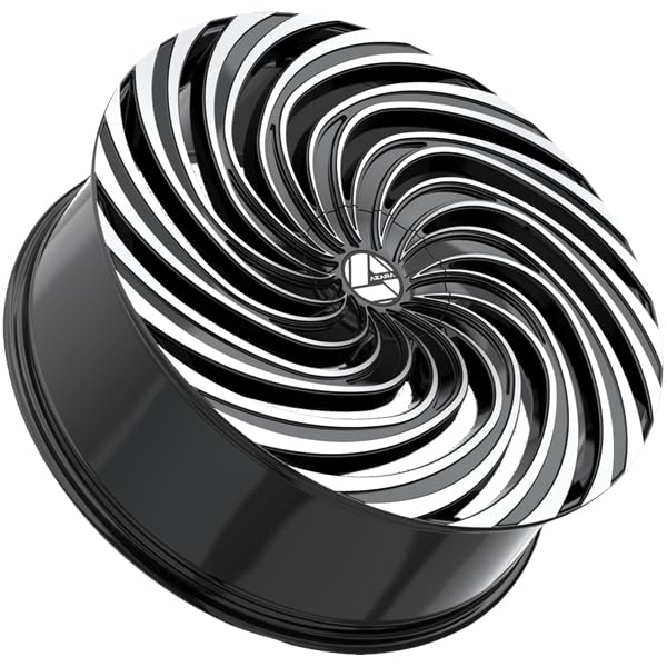 Azara AZA-535 20x8.5 5x112 5x114.3 +35 Cb 74.1 Gloss Black & Machined Beauty & Personal Care Azara