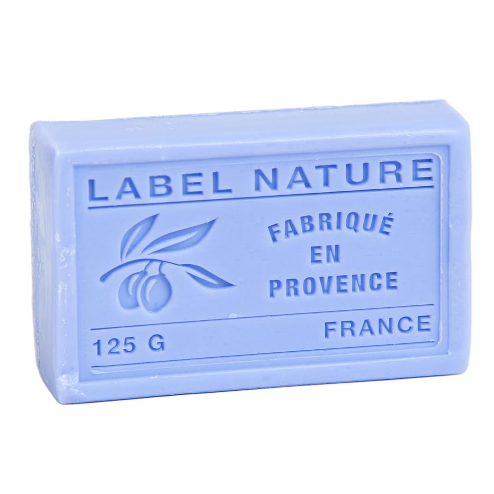Label Provence Nature Savon de Marseille - French Soap Made With Pure Organic Olive Oil and Shea Butter - Lavender Fragrance - 125g - Set of 3 Beauty & Personal Care Label Provence Nature