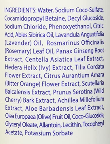 Kiss My Face Anti-Stress Woodland Pine & Ginseng Shower Gel - Rejuvenate Your Mood With Ginseng & Woodland Pine - Antioxidant Blend of Olive Oil, Aloe Beauty & Personal Care Kiss My Face
