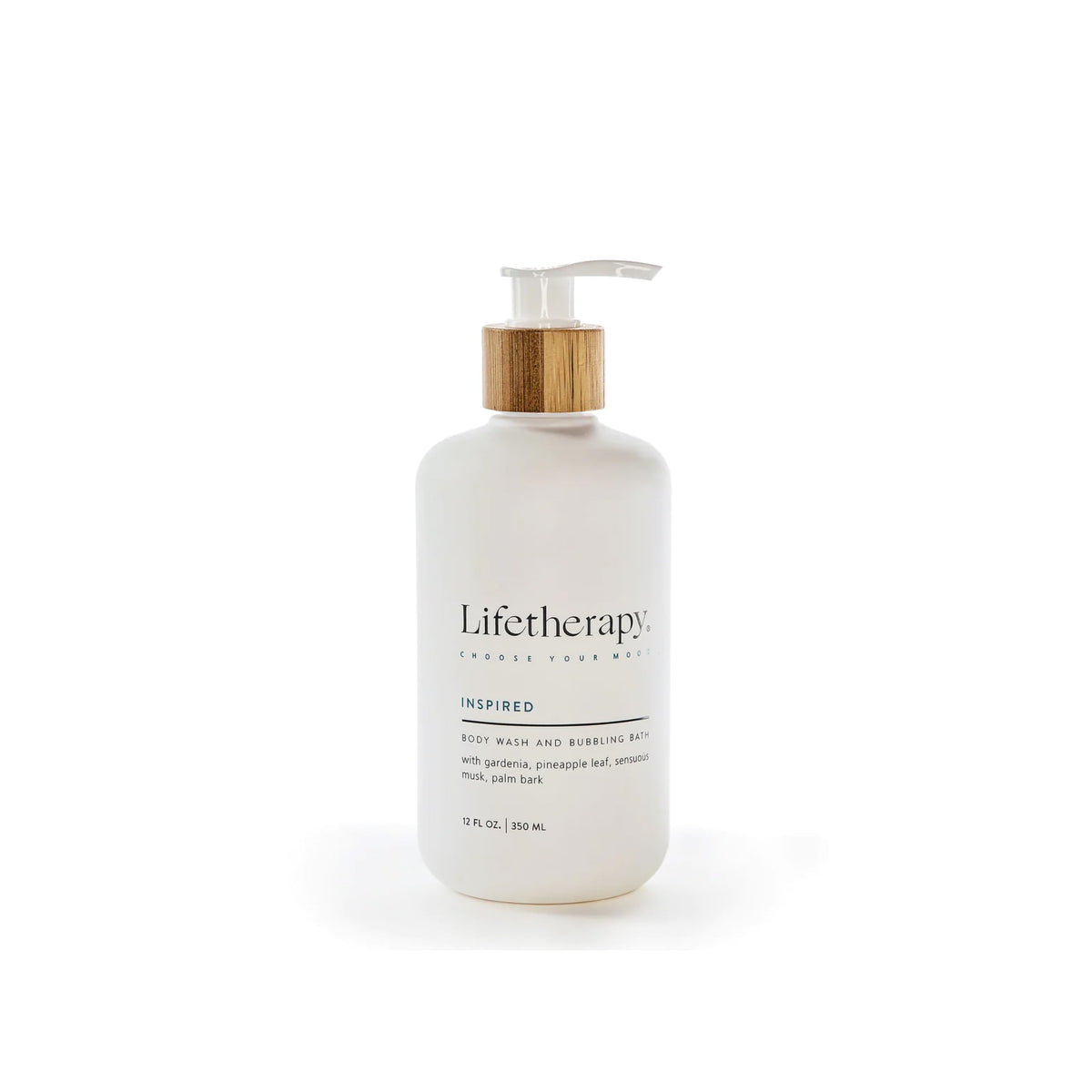 Lifetherapy 3-in-1 Body Wash Bubble Bath & Hand Wash - Inspired | Clean Skin-Loving Formula | Vegan & Gluten Free | Nourishing & Revitalizing | Free Beauty & Personal Care Lifetherapy
