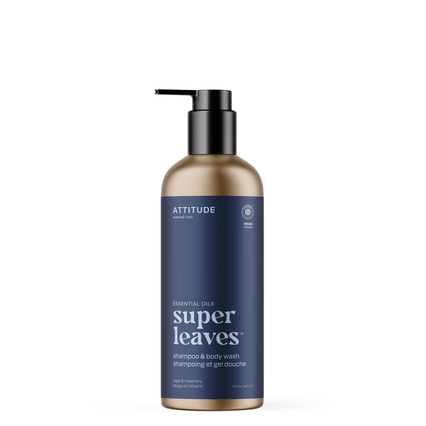 ATTITUDE 2-in-1 Body Wash and Hair Shampoo, EWG Verified Shower Gel, Dermatologically Tested, Made with Naturally Derived Ingredients, Vegan Personal Beauty & Personal Care BIO SPECTRA ATTITUDE