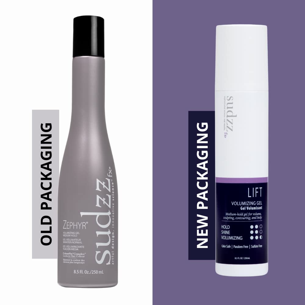 SUDZZFX LIFT Volumizing Gel, 8.5 Fl Oz (Formerly Zephyr) - Spray for Fine Hair Shine & Medium Hold - Thickening Formula for Men & Women Beauty & Personal Care SUDZZFX