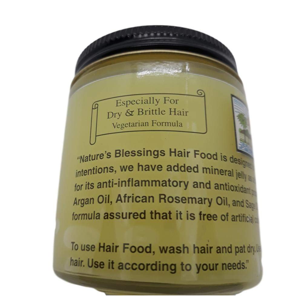 Nature's Blessing Hair Food Vegetarian Formula for Dry Brittle Hair (All Natural Ingredients) Beauty & Personal Care Nature's Blessing