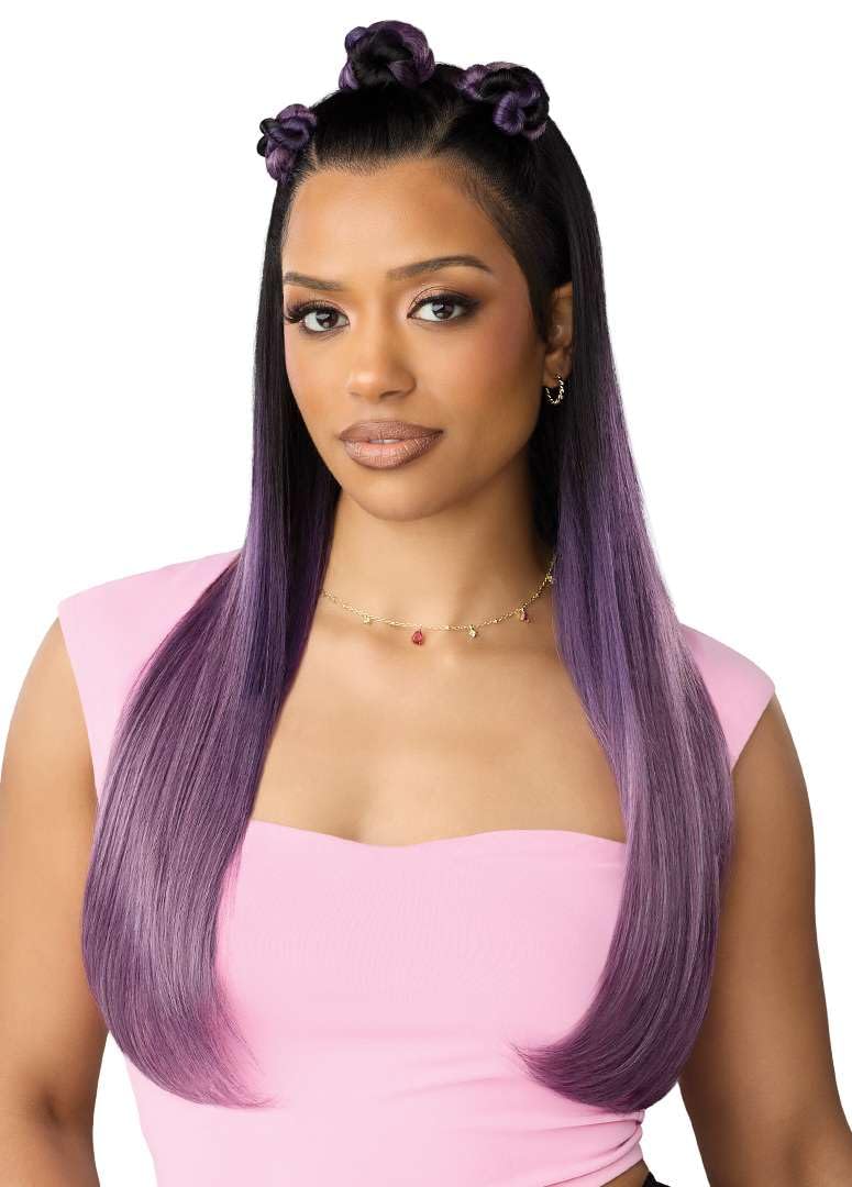 Outre Lace Front Wig - Perfect Hair Line 13X6 - True Frontal Peak 712 (DRST JADE BLUE)