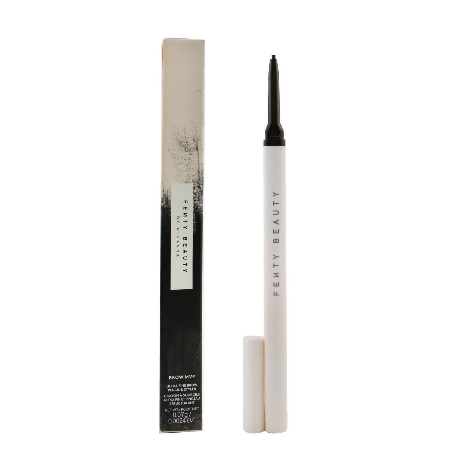 Brow MVP Ultra Fine Brow Pencil and Styler - Black Brown by Fenty Beauty for Women - 0.002 oz Eyebrow Pencil Beauty & Personal Care FENTY BEAUTY