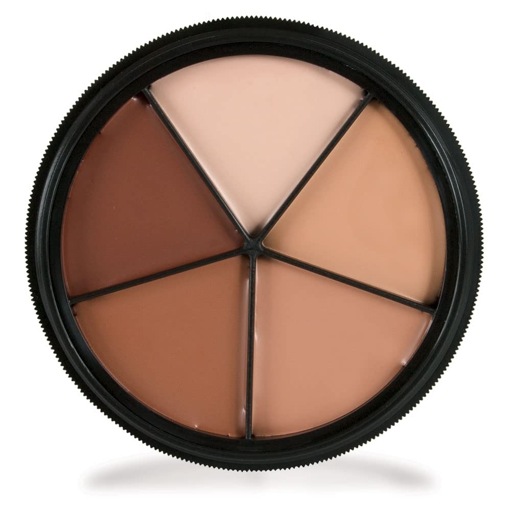 Mehron Makeup Tattoo Cover ProColoRing | 5 Color Wheel Pro Color Ring| Made in the USA | Tattoo Cover Up Makeup | Concealer Beauty & Personal Care Mehron