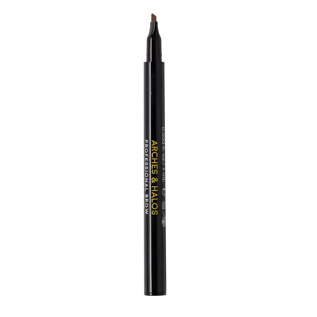 Arches & Halos Microblading Brow Shaping Pen - Fuller, More Defined Brow - Long-lasting, Smudge Resistant, Rich Color - Vegan and Cruelty Free Makeup