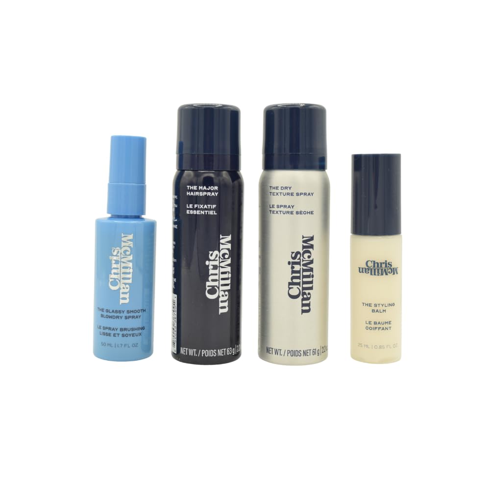 Chris McMillan The Classics Styling Kit with HS3 Complex, Travel Size, Heat Protection Beauty & Personal Care Chris McMillan