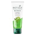 2 X Biotique Bio Neem Purifying Face Wash Fresh-foaming, 100% Soap-free Antibacterial Prevent Pimples Cleansing Gel (50ml X 2 Pack) Beauty & Personal Care Biotique