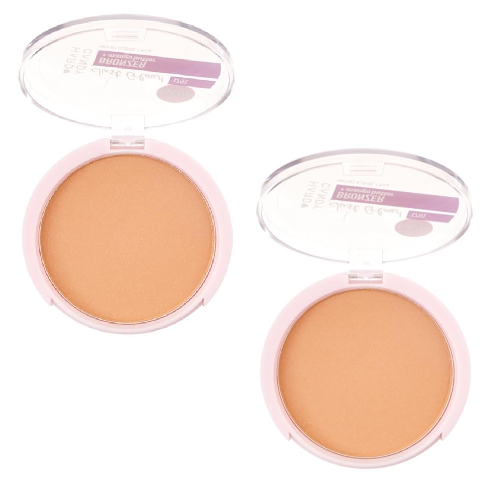 Pack of 2 Hard Candy Just Glow! Bronzer + Mango Butter, Tiki 1791 Beauty & Personal Care Hard Candy