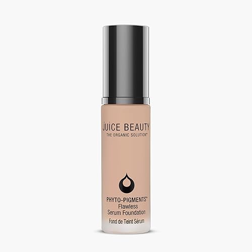 Juice Beauty Phyto?Pigments Flawless Serum Foundation - Non-Comedogenic, Long-Wear & Buildable Medium-to-Full Coverage - Vegan, Clean Hydrating Beauty & Personal Care Juice Beauty