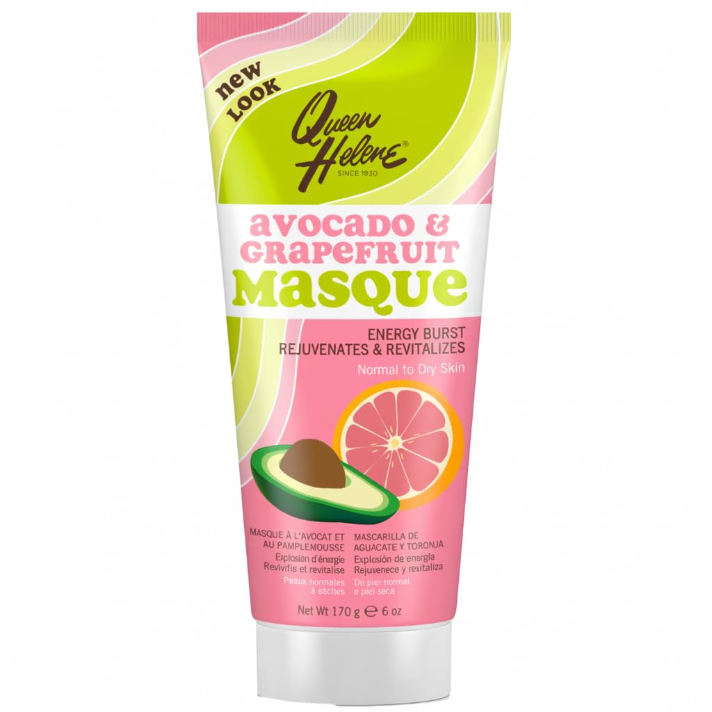 Queen Helene Facial Masque, Avocado & Grapefruit, 6 Oz (Packaging May Vary) Beauty & Personal Care Queen Helene