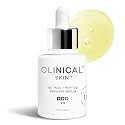 Clinical Skin Retinol and Peptide Refining Serum 2.5 - Retinol Serum, Vitamin A, Peptide Serum, Lightweight Anti Aging Formulation (1oz) Beauty & Personal Care Clinical+ Skin