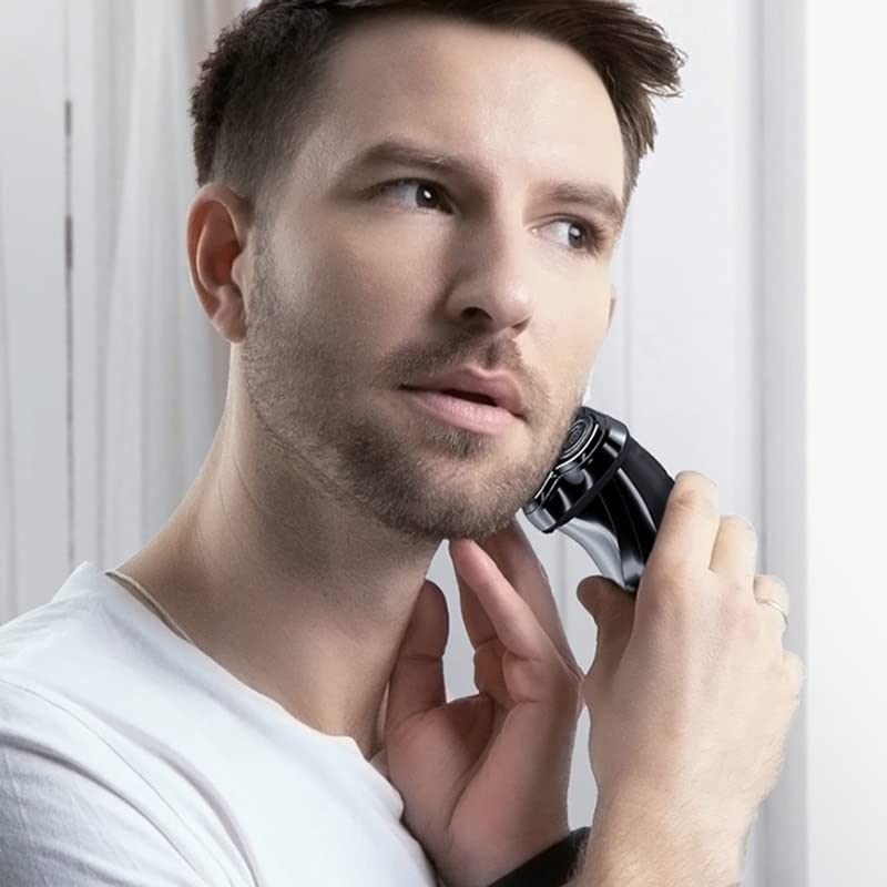 Head Shavers for Bald Men, Electric Shaver for Men Full Body Washable Rechargeable Beard Trimmer Shaving Machine Electric Razor Beauty and Personal Care MAYiT